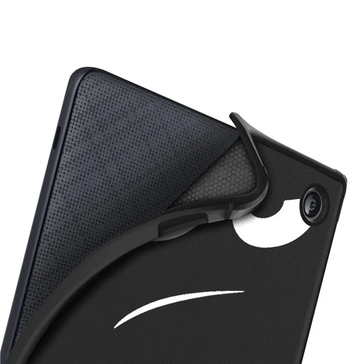 For Kobo Libra 2 N418 E-Reader Case Pattern Printing Origami Stand TPU+PU Leather Tablet Cover