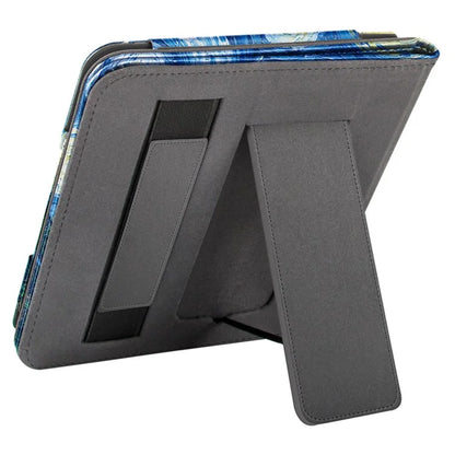 For Kobo Libra 2 N418 Kickstand Case Pattern Printing PU Leather E-Reader Cover