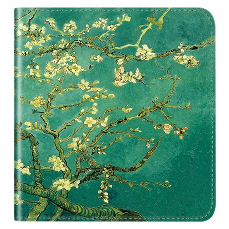 For Kobo Libra 2 N418 Kickstand Case Pattern Printing PU Leather E-Reader Cover