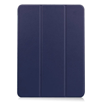 For iPad Air 13 (2024) Case Auto Wake  /  Sleep Tri-fold Stand Leather Tablet Cover