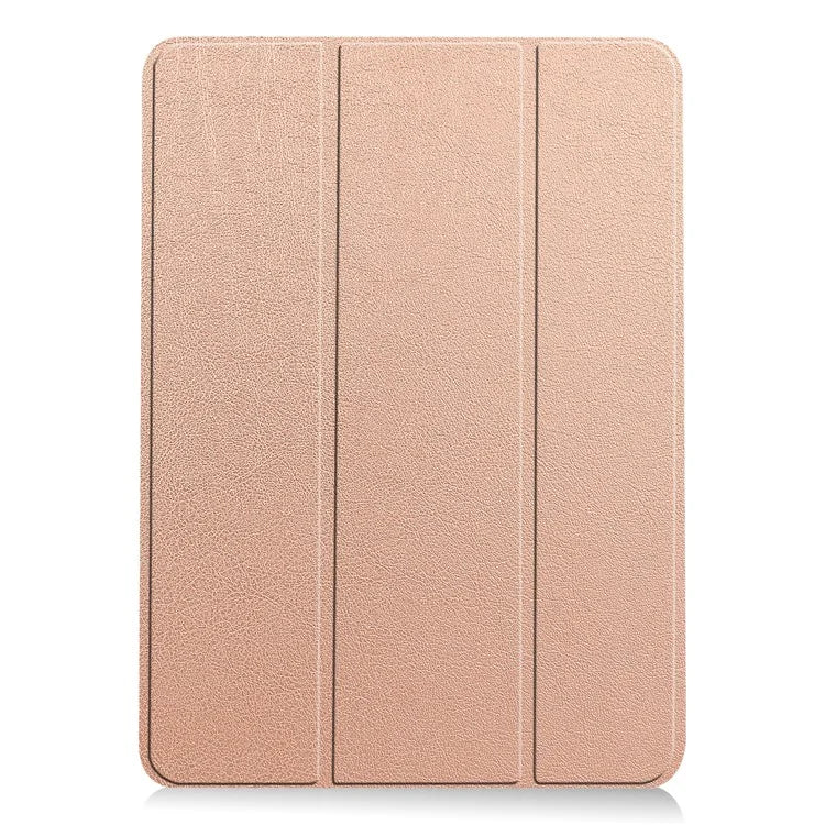 For iPad Air 13 (2024) Case Auto Wake  /  Sleep Tri-fold Stand Leather Tablet Cover