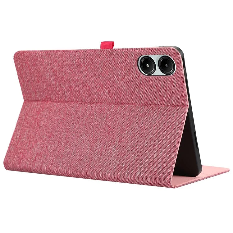 For Xiaomi Redmi Pad Pro / Redmi Pad Pro 5G / Poco Pad Card Holder Cloth Texture Leather Case Tablet Stand Cover