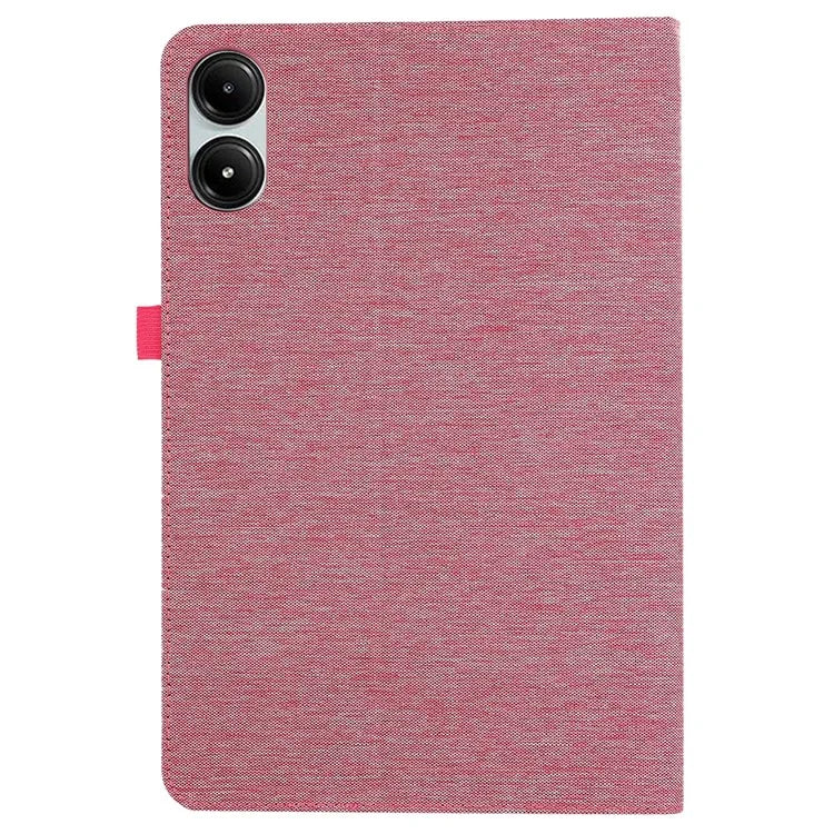 For Xiaomi Redmi Pad Pro / Redmi Pad Pro 5G / Poco Pad Card Holder Cloth Texture Leather Case Tablet Stand Cover