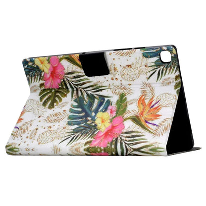 For Samsung Galaxy Tab S6 Lite (2020) / (2022) / (2024) (SM-P610 / 615) Case Pattern Printing Leather Tablet Cover with Card Holder