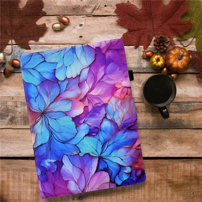 For Samsung Galaxy Tab S6 Lite (2020) / (2022) / (2024) (SM-P610 / 615) Case Pattern Printing Leather Tablet Cover with Card Holder