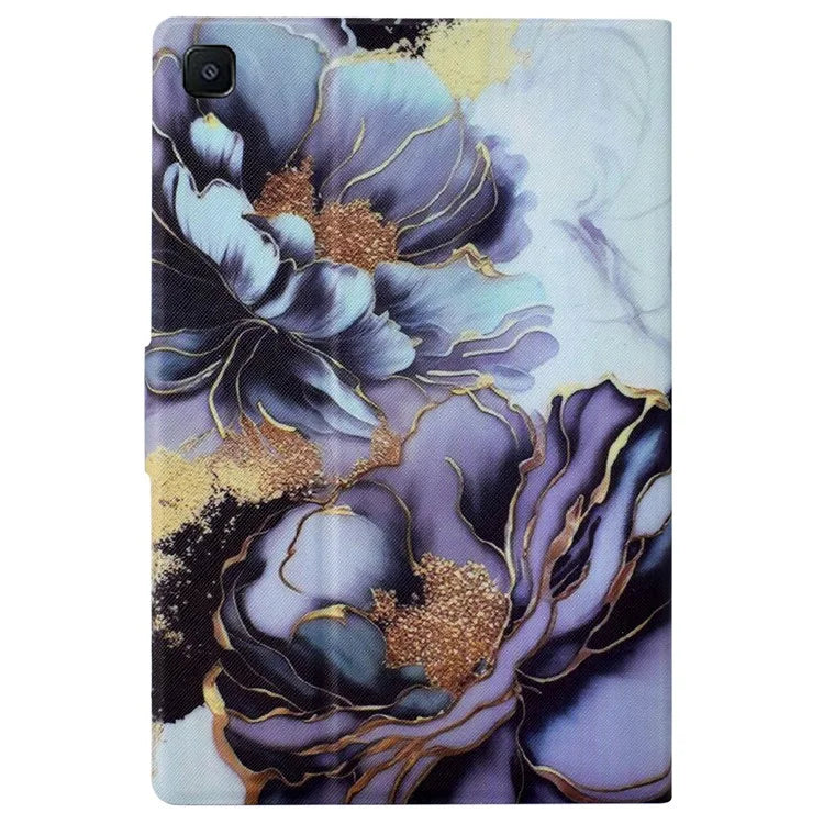 For Samsung Galaxy Tab S6 Lite (2020) / (2022) / (2024) (SM-P610 / 615) Case Pattern Printing Leather Tablet Cover with Card Holder