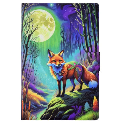 For Samsung Galaxy Tab S6 Lite (2020) / (2022) / (2024) (SM-P610 / 615) Case Pattern Printing Leather Tablet Cover with Card Holder
