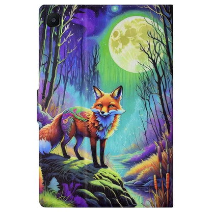 For Samsung Galaxy Tab S6 Lite (2020) / (2022) / (2024) (SM-P610 / 615) Case Pattern Printing Leather Tablet Cover with Card Holder
