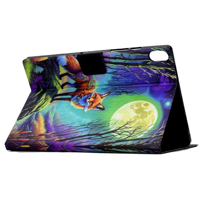 For iPad 10.9 (2022) Case with Card Slots Pattern Printed Bump Proof Leather Tablet Cover
