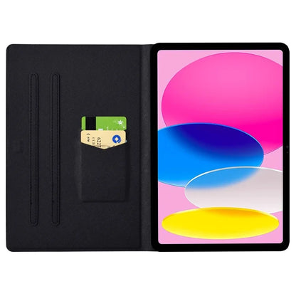 For iPad Pro 11 (2018) / (2020) / iPad Air 11 (2024) / Air (2020) / (2022) Case PU Leather Pattern Folio Smart Tablet Cover