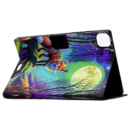 For iPad Pro 11 (2018) / (2020) / iPad Air 11 (2024) / Air (2020) / (2022) Case PU Leather Pattern Folio Smart Tablet Cover