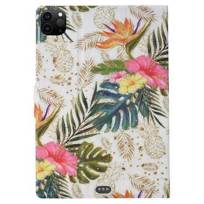 For iPad Pro 11 (2018) / (2020) / iPad Air 11 (2024) / Air (2020) / (2022) Case PU Leather Pattern Folio Smart Tablet Cover