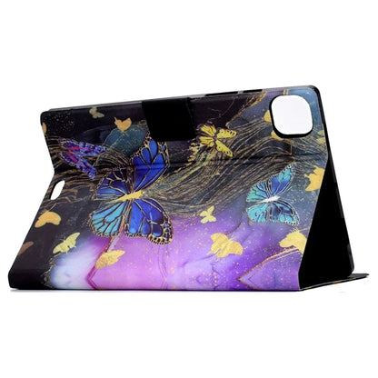 For iPad Pro 11 (2018) / (2020) / iPad Air 11 (2024) / Air (2020) / (2022) Case PU Leather Pattern Folio Smart Tablet Cover