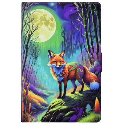 For iPad 10.2 (2020) / (2019) / iPad Air 10.5 inch (2019) Leather Case Pattern Print Card Slots Tablet Cover