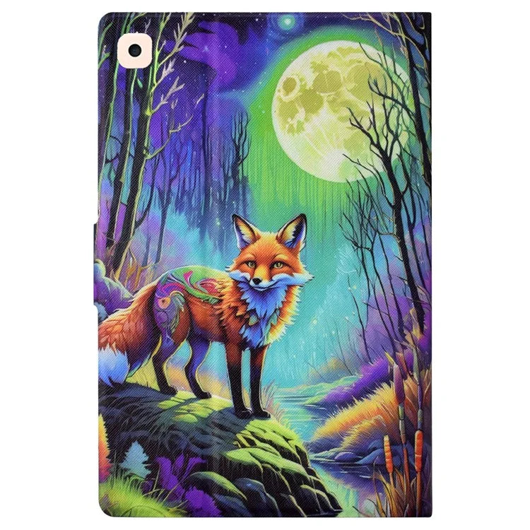 For iPad 10.2 (2020) / (2019) / iPad Air 10.5 inch (2019) Leather Case Pattern Print Card Slots Tablet Cover