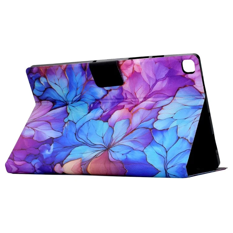 For iPad 10.2 (2020) / (2019) / iPad Air 10.5 inch (2019) Leather Case Pattern Print Card Slots Tablet Cover