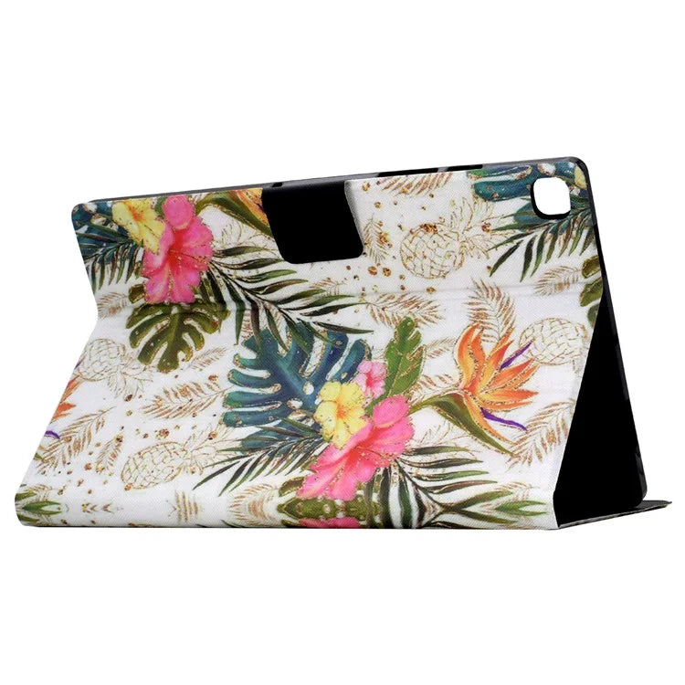 For iPad 10.2 (2020) / (2019) / iPad Air 10.5 inch (2019) Leather Case Pattern Print Card Slots Tablet Cover