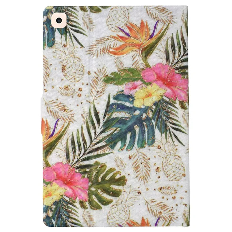 For iPad 10.2 (2020) / (2019) / iPad Air 10.5 inch (2019) Leather Case Pattern Print Card Slots Tablet Cover