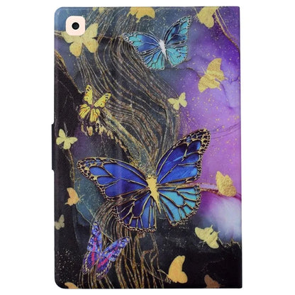 For iPad 10.2 (2020) / (2019) / iPad Air 10.5 inch (2019) Leather Case Pattern Print Card Slots Tablet Cover