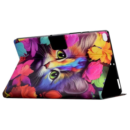 For iPad Air (2013) / iPad Air 2 / iPad 9.7-inch (2017) / (2018) Case PU Leather Pattern Folio Stand Protective Shell Cover
