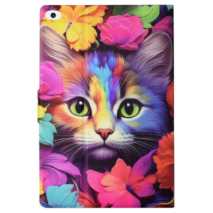 For iPad Air (2013) / iPad Air 2 / iPad 9.7-inch (2017) / (2018) Case PU Leather Pattern Folio Stand Protective Shell Cover
