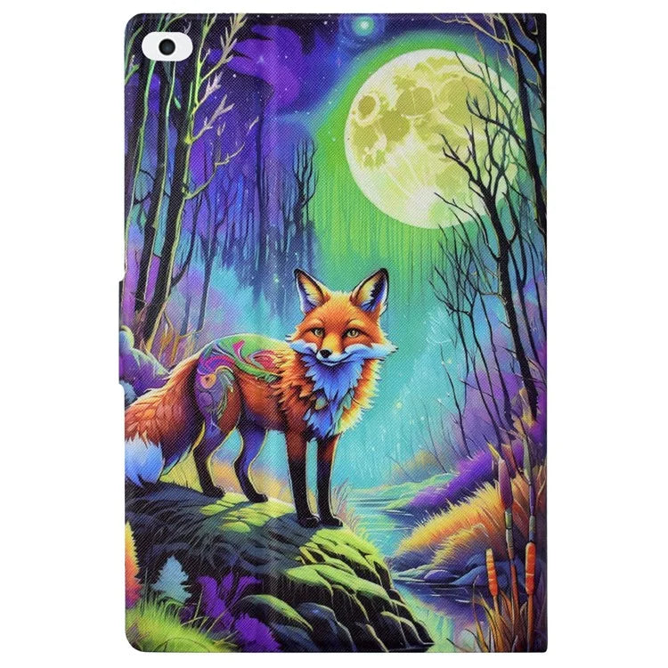 For iPad Air (2013) / iPad Air 2 / iPad 9.7-inch (2017) / (2018) Case PU Leather Pattern Folio Stand Protective Shell Cover