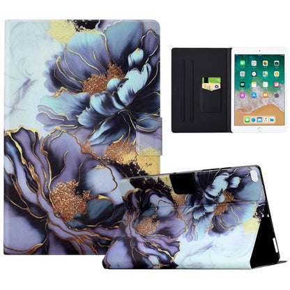 For iPad Air (2013) / iPad Air 2 / iPad 9.7-inch (2017) / (2018) Case PU Leather Pattern Folio Stand Protective Shell Cover