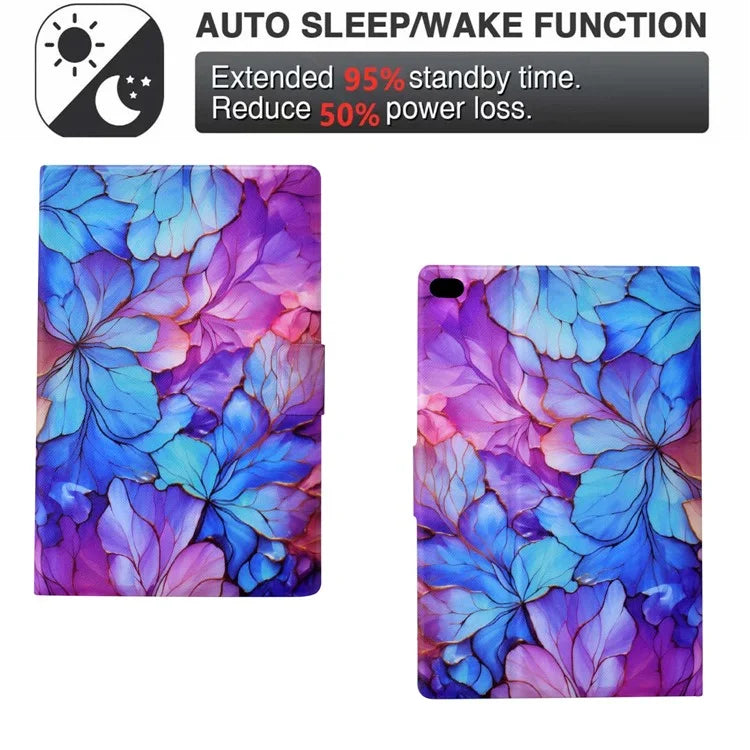 For iPad Air (2013) / iPad Air 2 / iPad 9.7-inch (2017) / (2018) Case PU Leather Pattern Folio Stand Protective Shell Cover