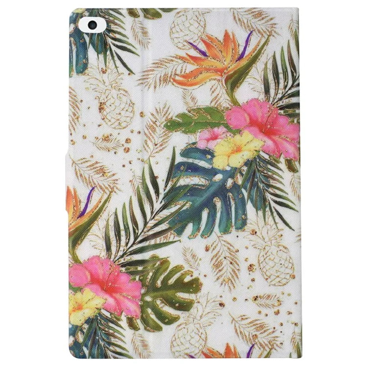 For iPad Air (2013) / iPad Air 2 / iPad 9.7-inch (2017) / (2018) Case PU Leather Pattern Folio Stand Protective Shell Cover