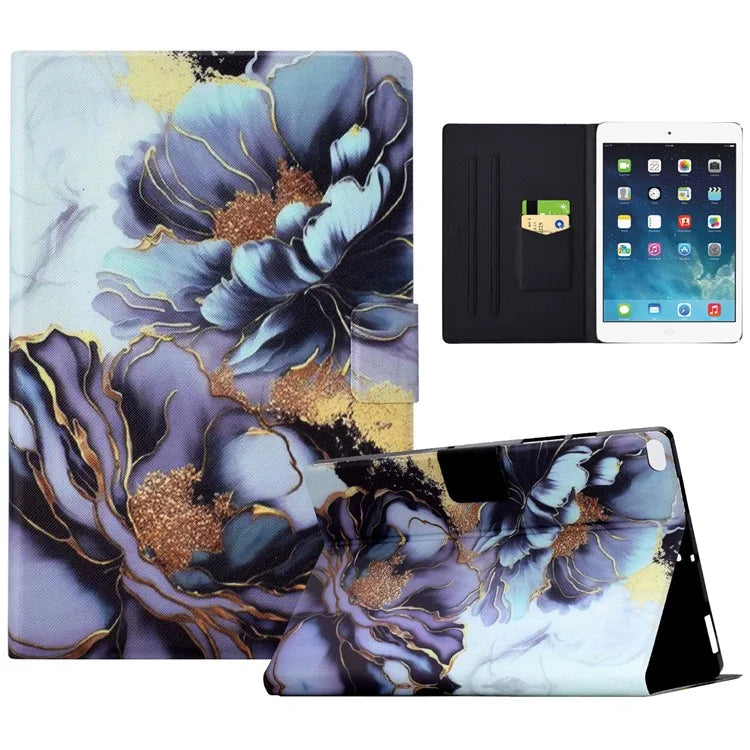For iPad Mini / Mini 2 / mini 3 / mini 4 / mini (2019) 7.9 inch Case PU Leather Pattern Printed Cover with Card Holder
