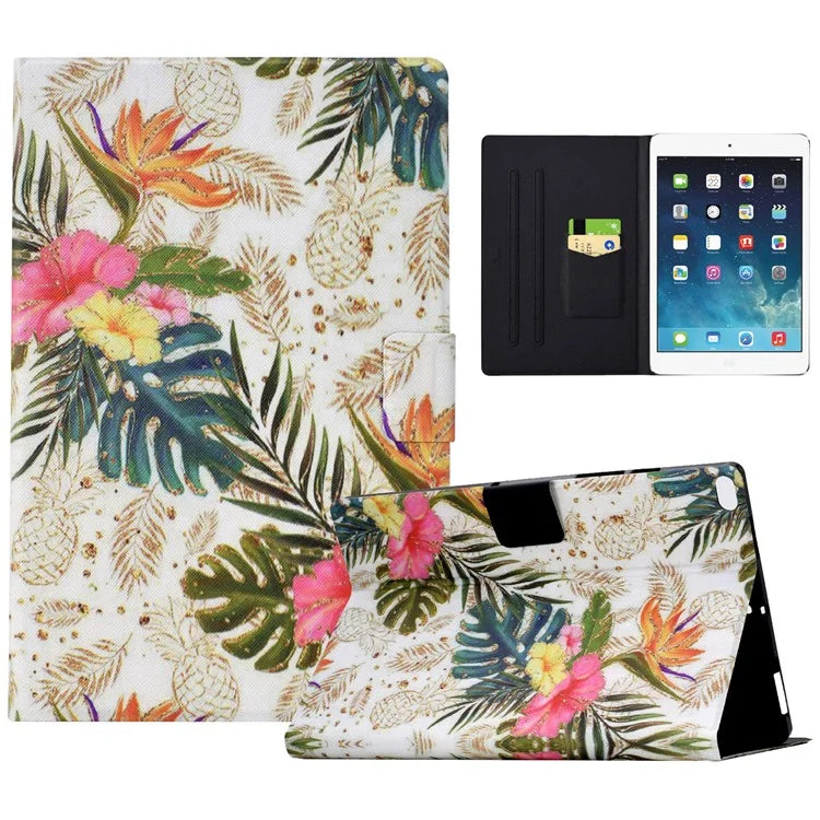 For iPad Mini / Mini 2 / mini 3 / mini 4 / mini (2019) 7.9 inch Case PU Leather Pattern Printed Cover with Card Holder