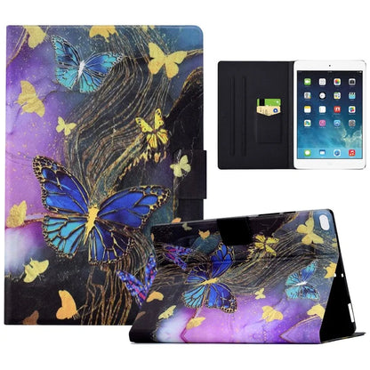 For iPad Mini / Mini 2 / mini 3 / mini 4 / mini (2019) 7.9 inch Case PU Leather Pattern Printed Cover with Card Holder