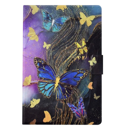 For Samsung Galaxy Tab A9 Case PU Leather Pattern Folding Stand Protective Tablet Cover