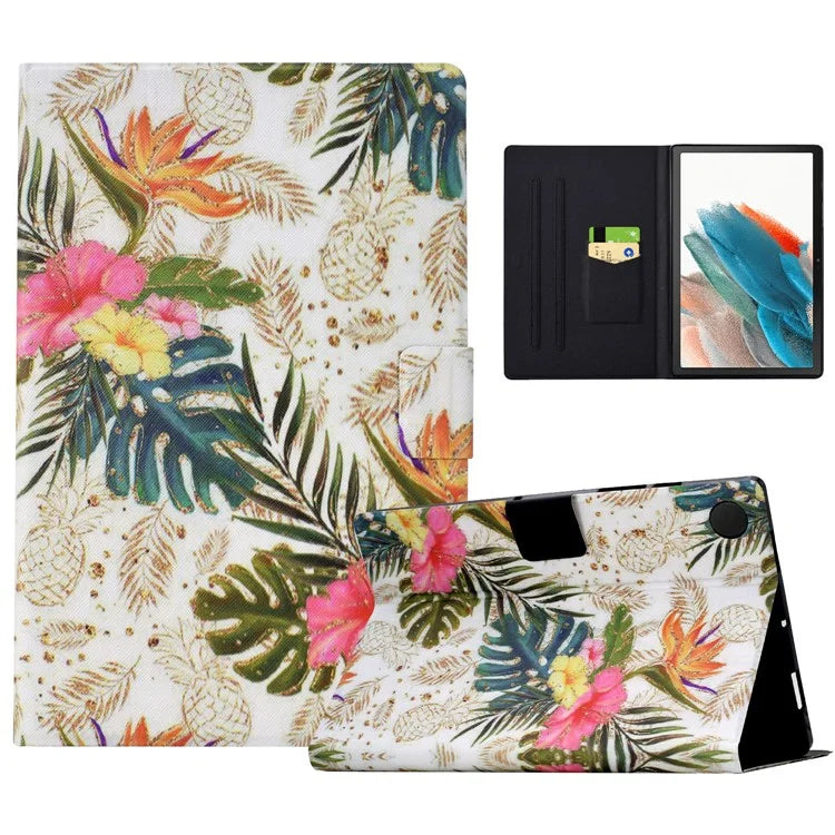 For Samsung Galaxy Tab A8 10.5 (2021) X205 X200 / (2022) Case Card Slot Tablet Leather Cover