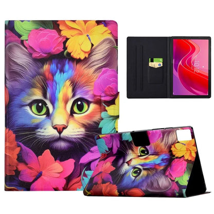 For Lenovo Tab M11 / Xiaoxin Pad 11 2024 Case Pattern Printing PU Leather Tablet Cover