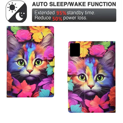 For Lenovo Tab M11 / Xiaoxin Pad 11 2024 Case Pattern Printing PU Leather Tablet Cover