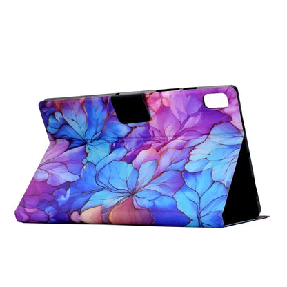 For Lenovo Tab M9 TB-310FU Case Pattern Anti-Collision Leather Shell with Auto Wake / Sleep Function