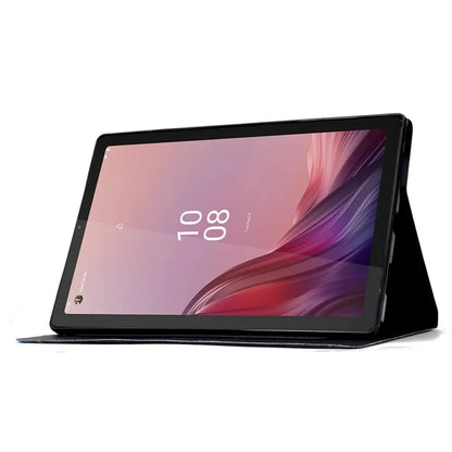 For Lenovo Tab M9 TB-310FU Case Pattern Anti-Collision Leather Shell with Auto Wake / Sleep Function