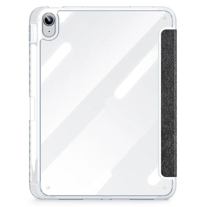 DUX DUCIS Unid Series For iPad 10.9 (2022) Tablet Case Clear Auto Wake / Sleep TPU+PC+Leather Shell