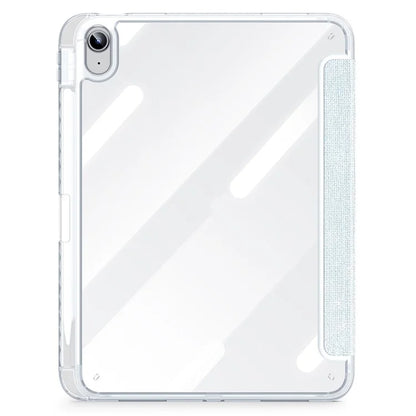 DUX DUCIS Unid Series For iPad 10.9 (2022) Tablet Case Clear Auto Wake / Sleep TPU+PC+Leather Shell