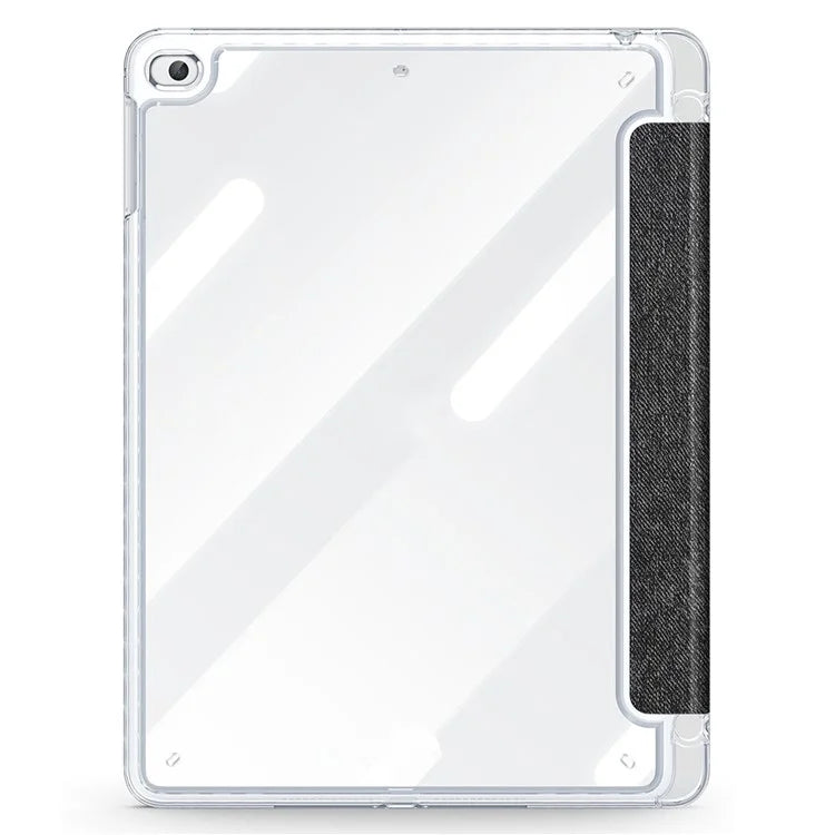 DUX DUCIS Unid Series For iPad 9.7-inch (2017) / (2018) / Air (2013) / Air 2 Case Auto Wake / Sleep PU Leather Clear Back Tablet Cover
