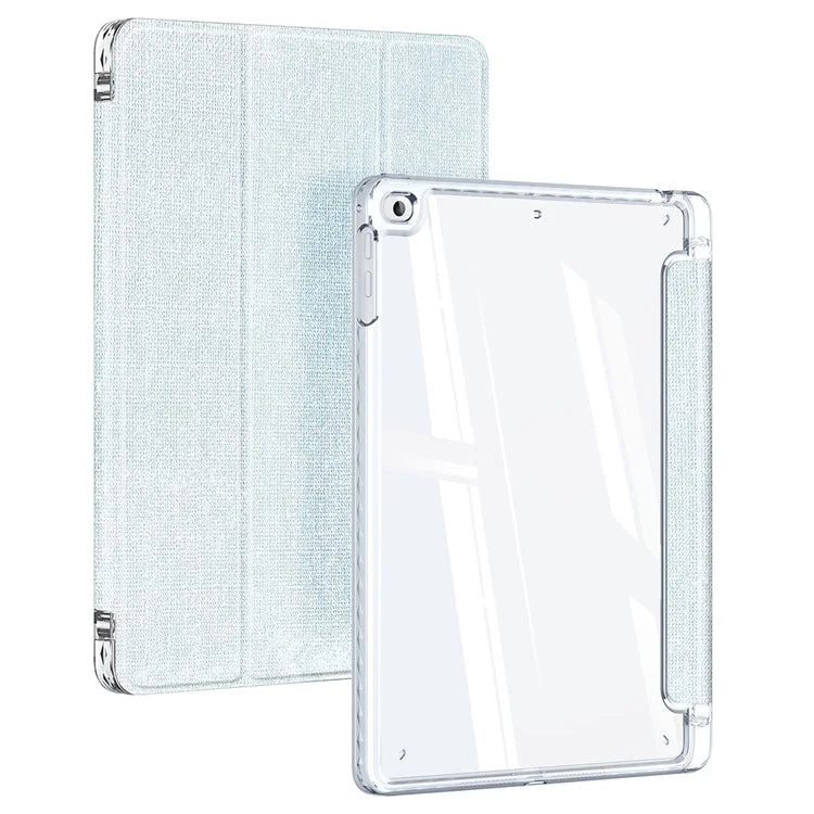 DUX DUCIS Unid Series For iPad 9.7-inch (2017) / (2018) / Air (2013) / Air 2 Case Auto Wake / Sleep PU Leather Clear Back Tablet Cover