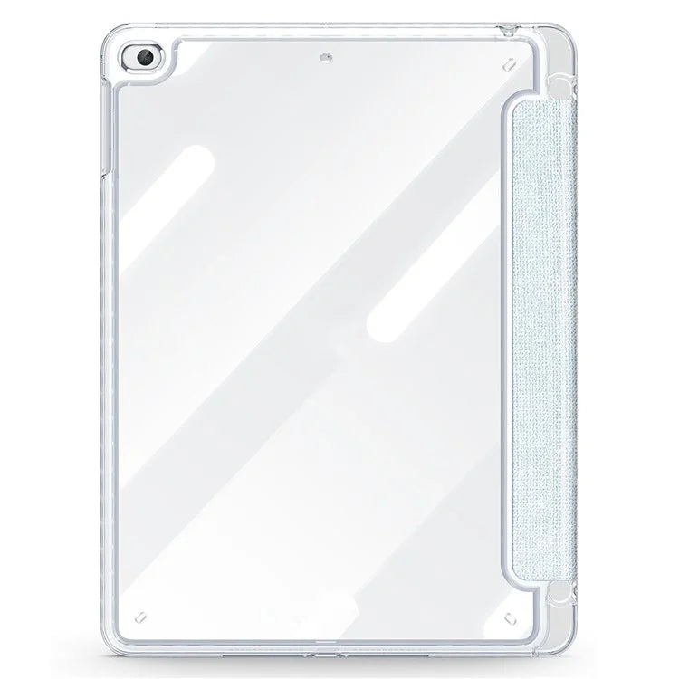 DUX DUCIS Unid Series For iPad 9.7-inch (2017) / (2018) / Air (2013) / Air 2 Case Auto Wake / Sleep PU Leather Clear Back Tablet Cover