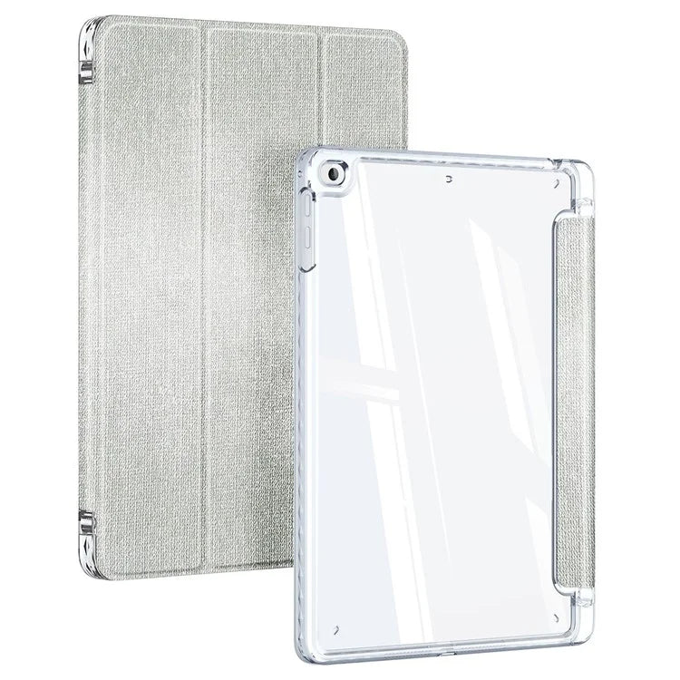 DUX DUCIS Unid Series For iPad 9.7-inch (2017) / (2018) / Air (2013) / Air 2 Case Auto Wake / Sleep PU Leather Clear Back Tablet Cover
