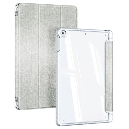 DUX DUCIS Unid Series For iPad 9.7-inch (2017) / (2018) / Air (2013) / Air 2 Case Auto Wake / Sleep PU Leather Clear Back Tablet Cover