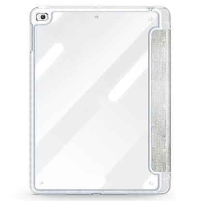 DUX DUCIS Unid Series For iPad 9.7-inch (2017) / (2018) / Air (2013) / Air 2 Case Auto Wake / Sleep PU Leather Clear Back Tablet Cover