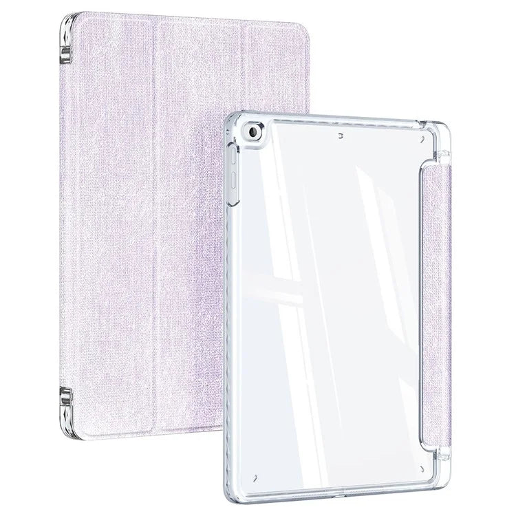 DUX DUCIS Unid Series For iPad 9.7-inch (2017) / (2018) / Air (2013) / Air 2 Case Auto Wake / Sleep PU Leather Clear Back Tablet Cover