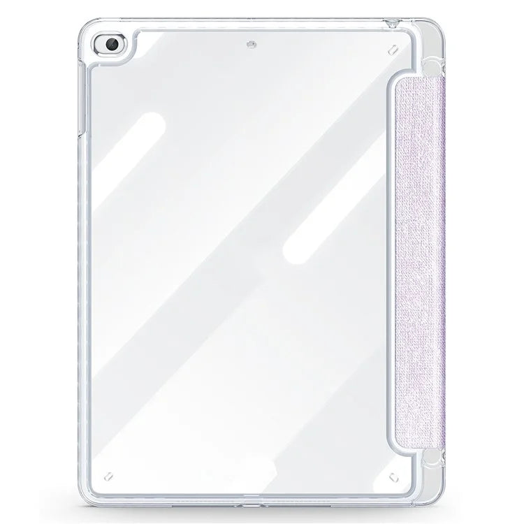 DUX DUCIS Unid Series For iPad 9.7-inch (2017) / (2018) / Air (2013) / Air 2 Case Auto Wake / Sleep PU Leather Clear Back Tablet Cover