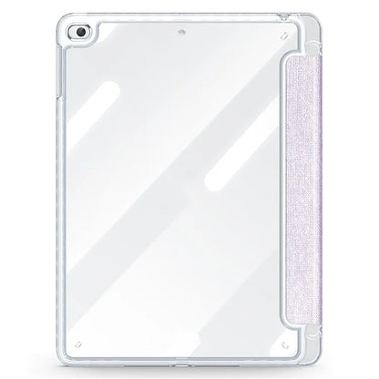 DUX DUCIS Unid Series For iPad 9.7-inch (2017) / (2018) / Air (2013) / Air 2 Case Auto Wake / Sleep PU Leather Clear Back Tablet Cover