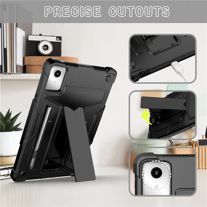 For Lenovo Tab M11 / Xiaoxin Pad 11 2024 Case Case T-Shaped Kickstand PC+Silicone Tablet Cover